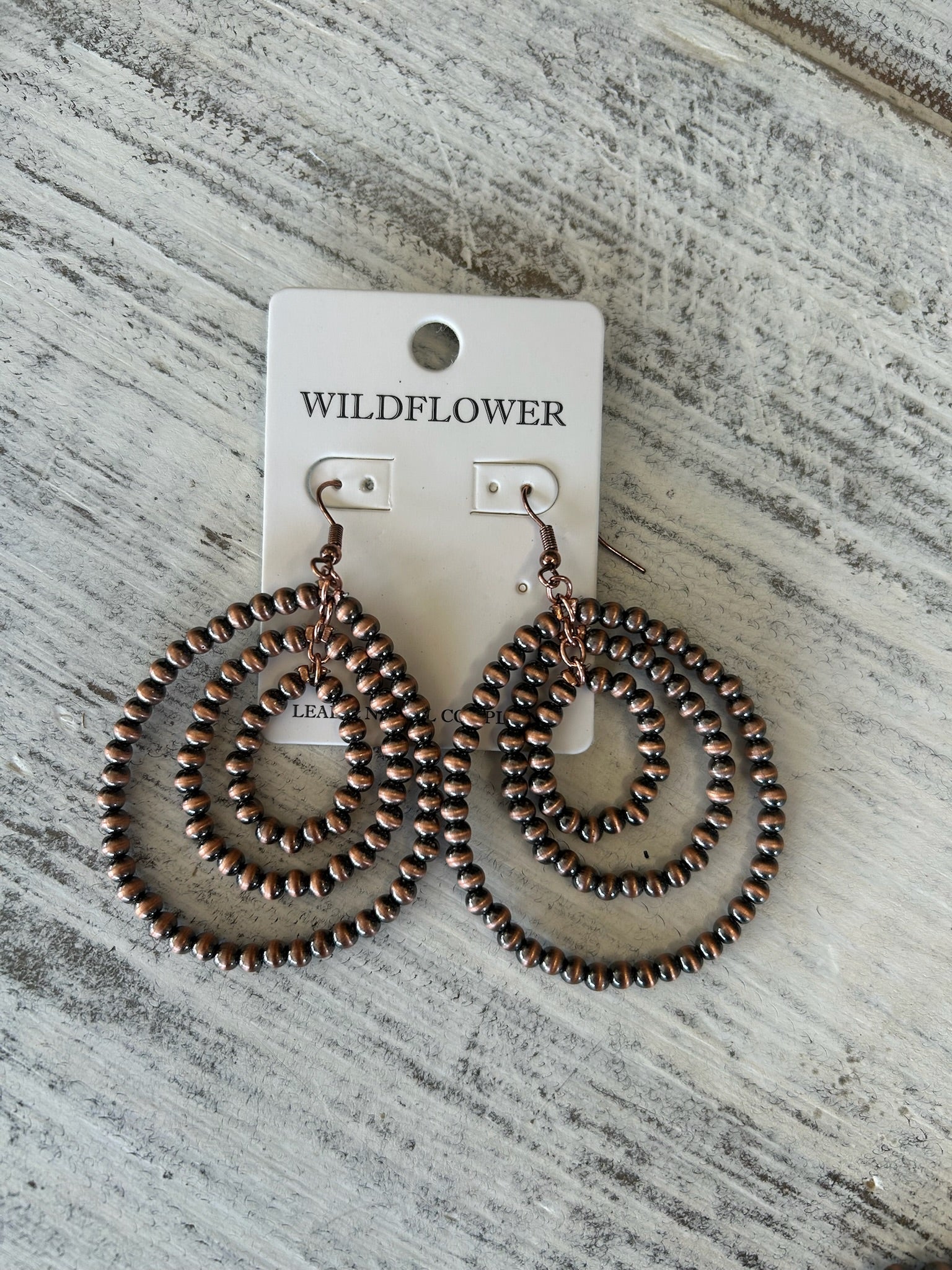 The Copper Triple Loop Earrings