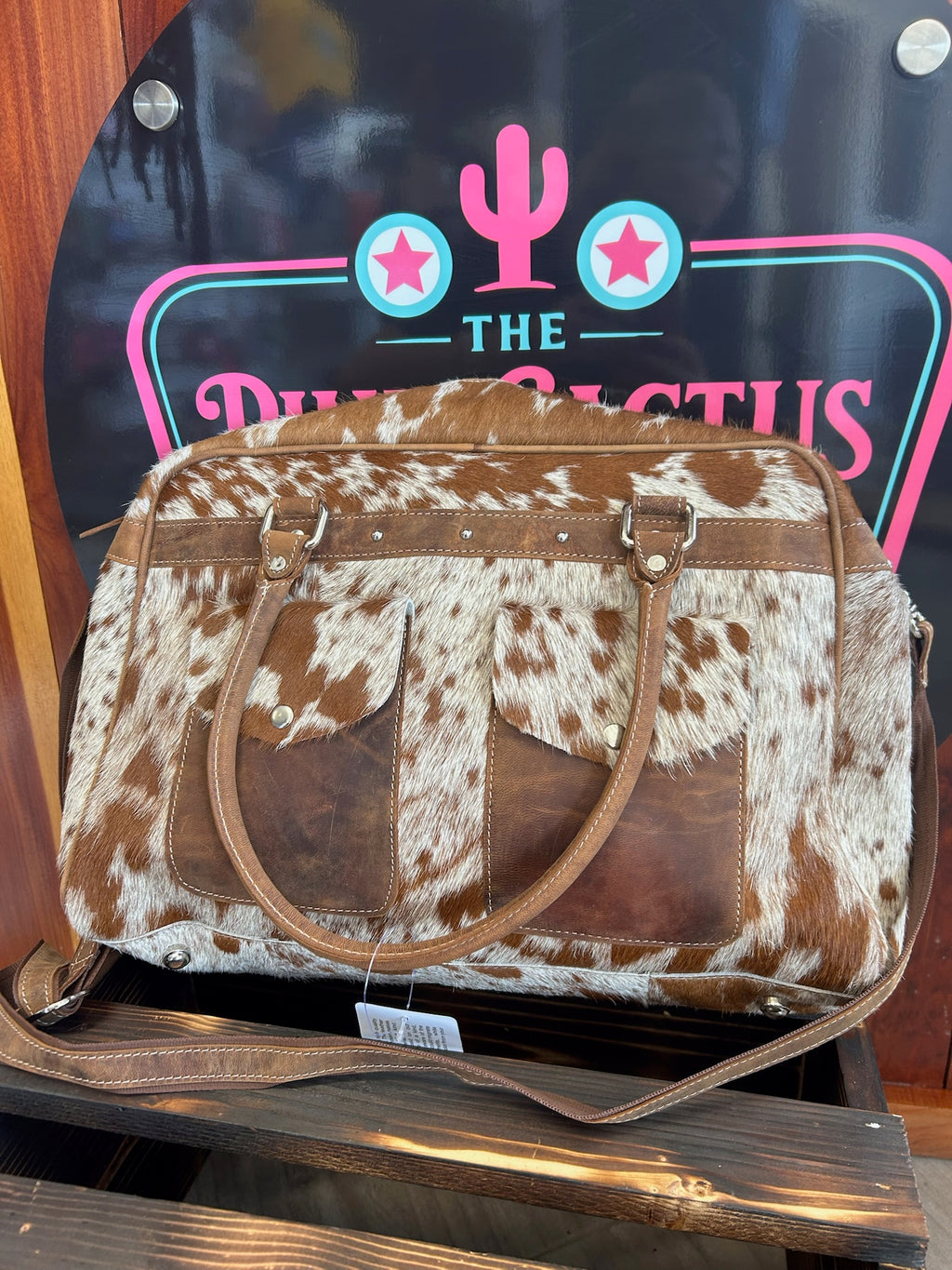 The Stockyard Cowhide Weekender
