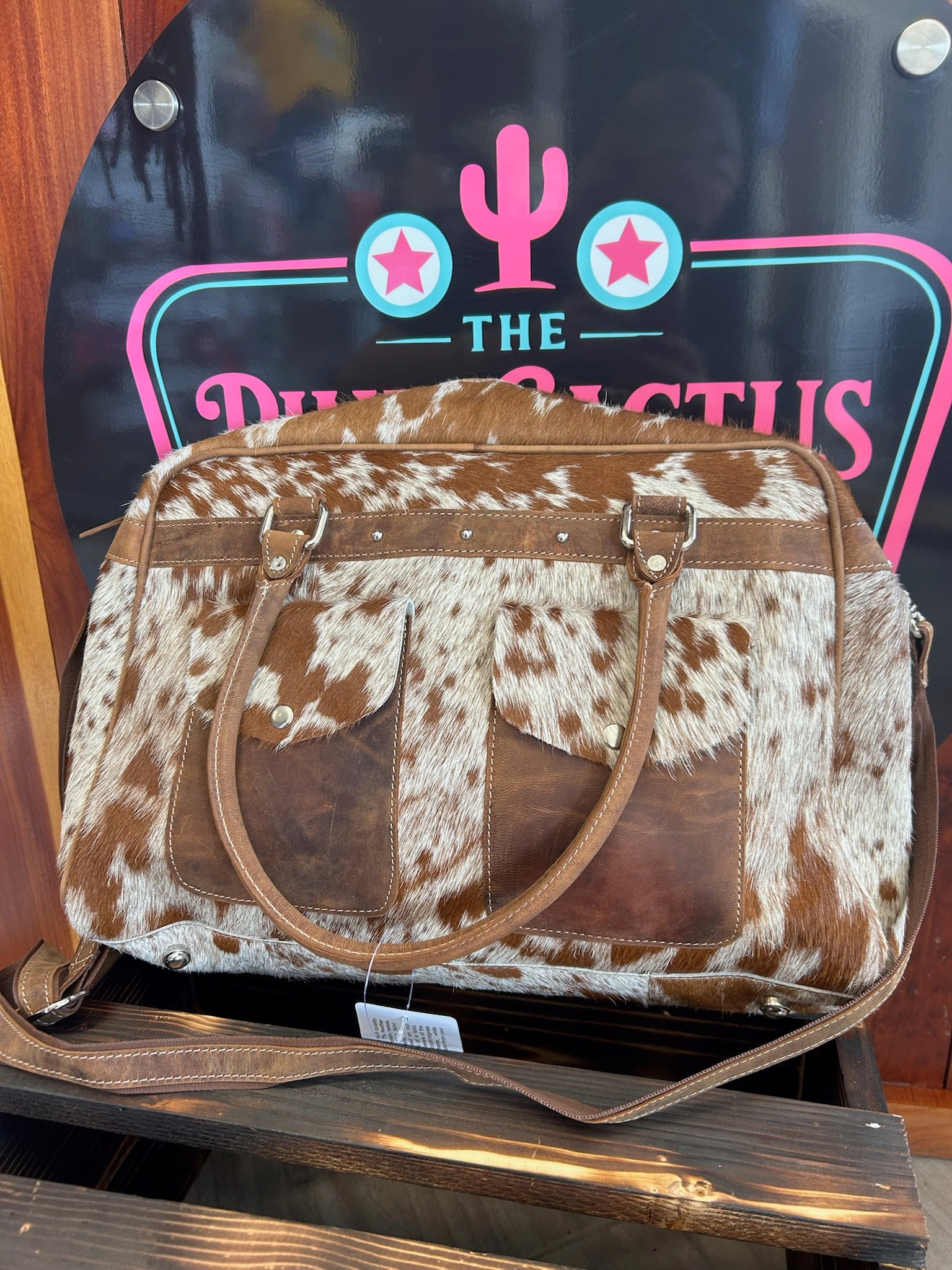 The Stockyard Cowhide Weekender