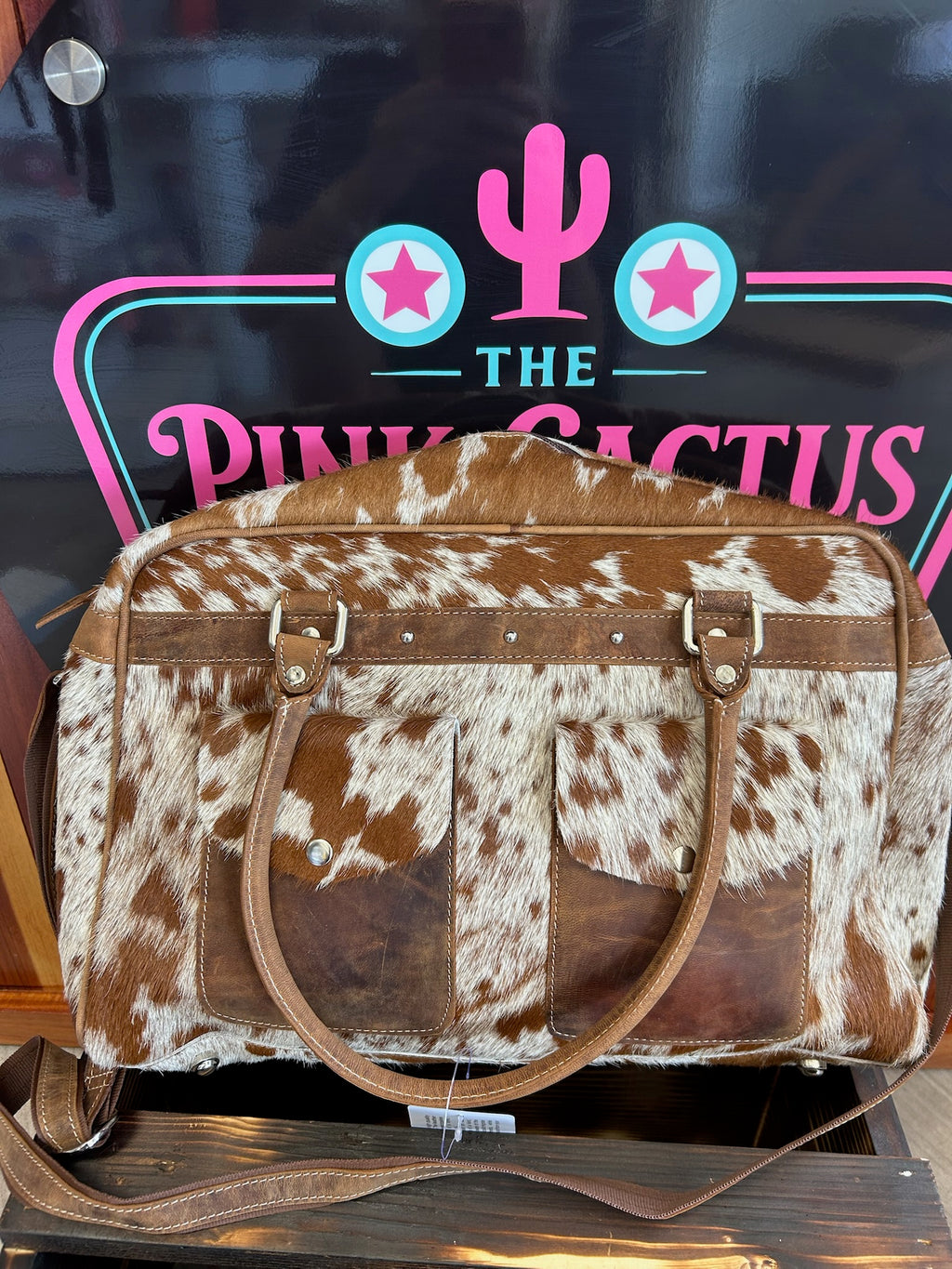 The Stockyard Cowhide Weekender