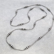 Graduated Navajo Pearl Long Necklace