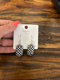 Checker Dangle Earrings