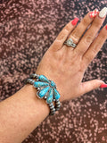 Western Hand Stone Stretch Bracelet