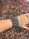 Navajo Pearl 5 Stackable Bracelet