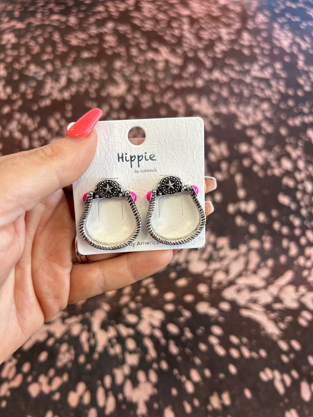 Horseshoe Stone Earrings