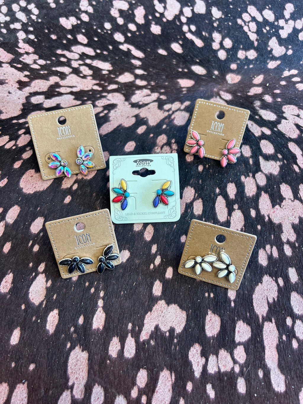 Flower Stud Earrings