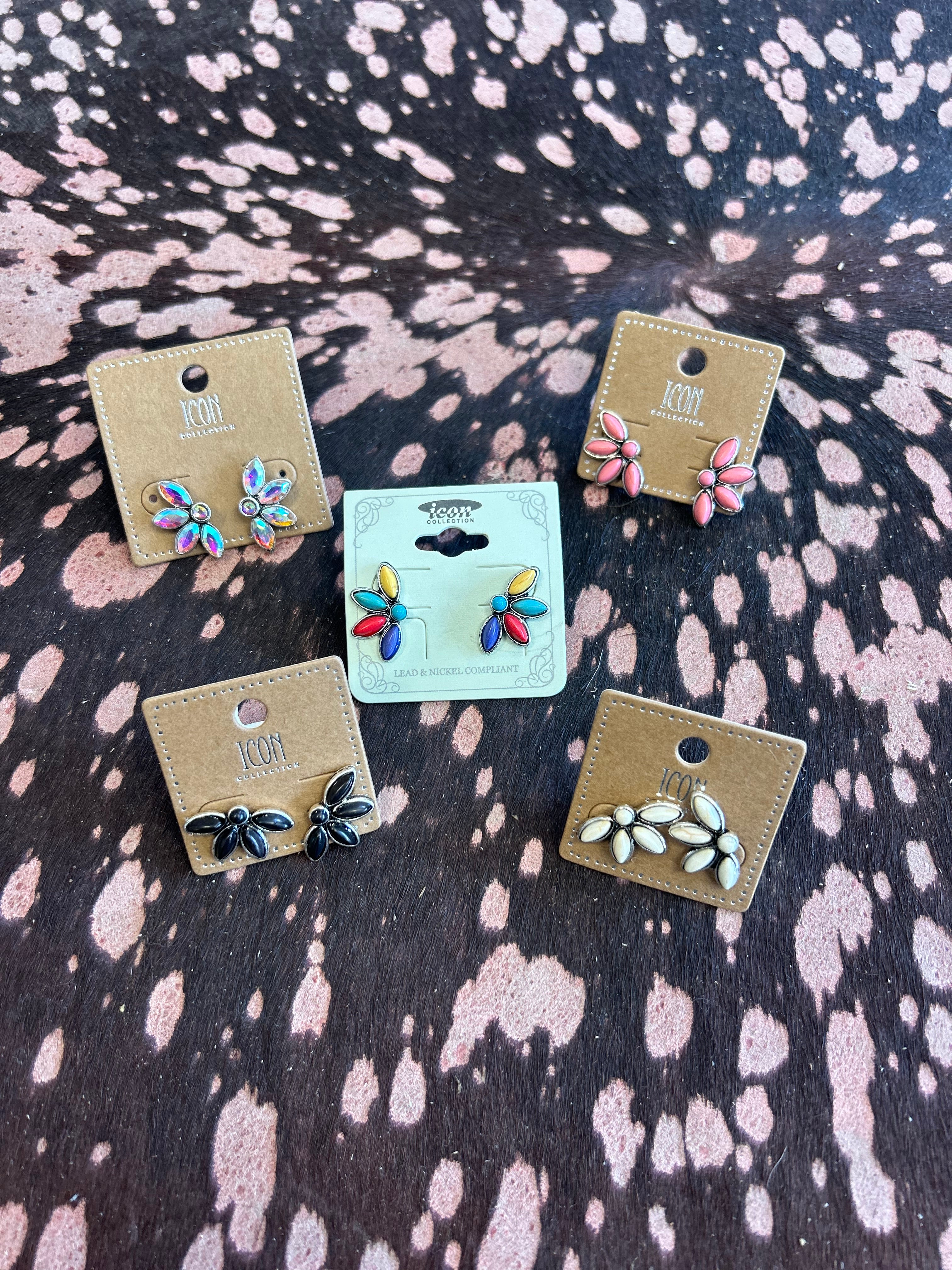 Flower Stud Earrings