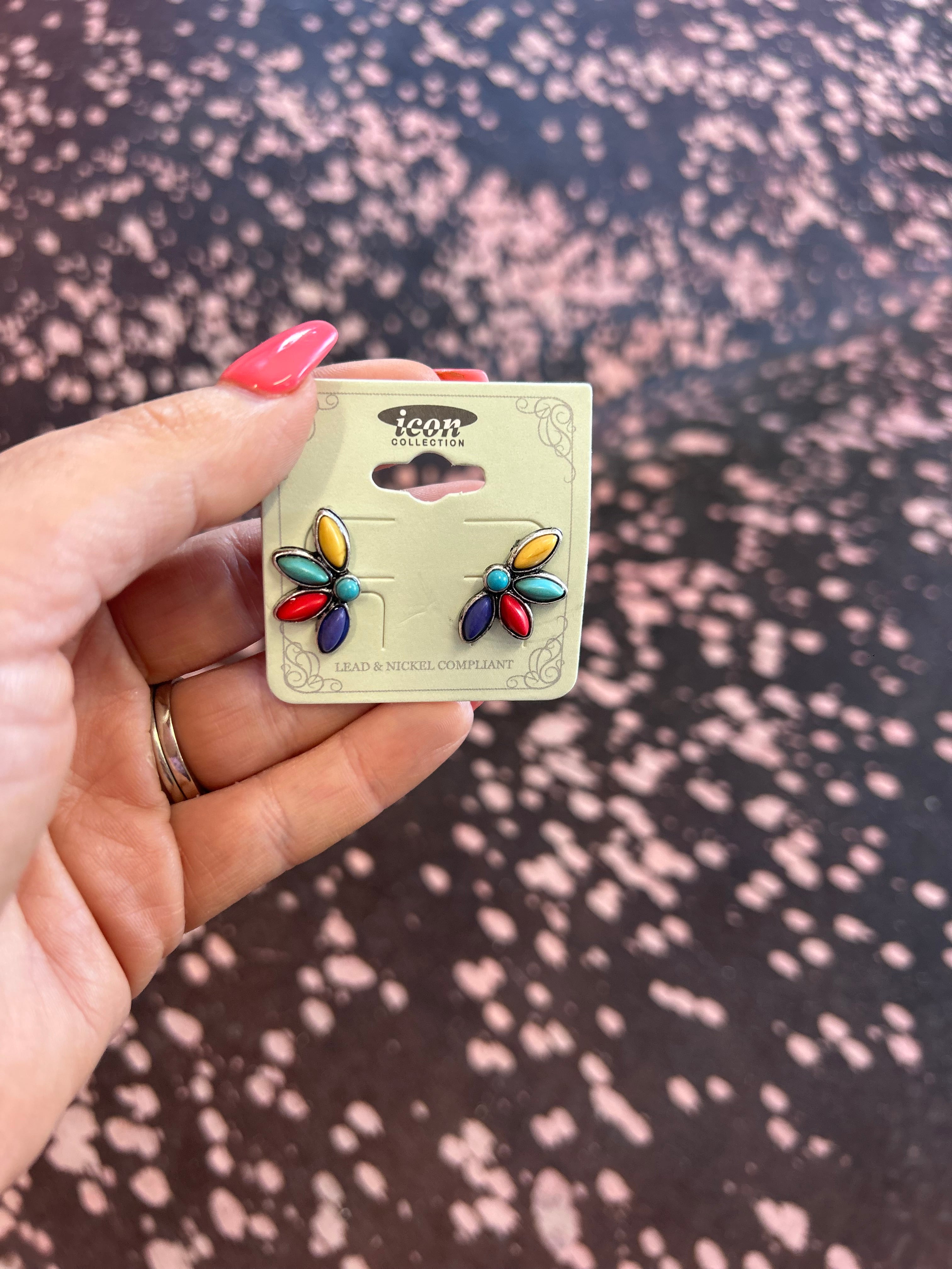 Flower Stud Earrings