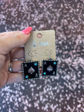 Black Spade Ace Earrings