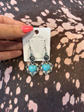 Western Heart Stone Earrings