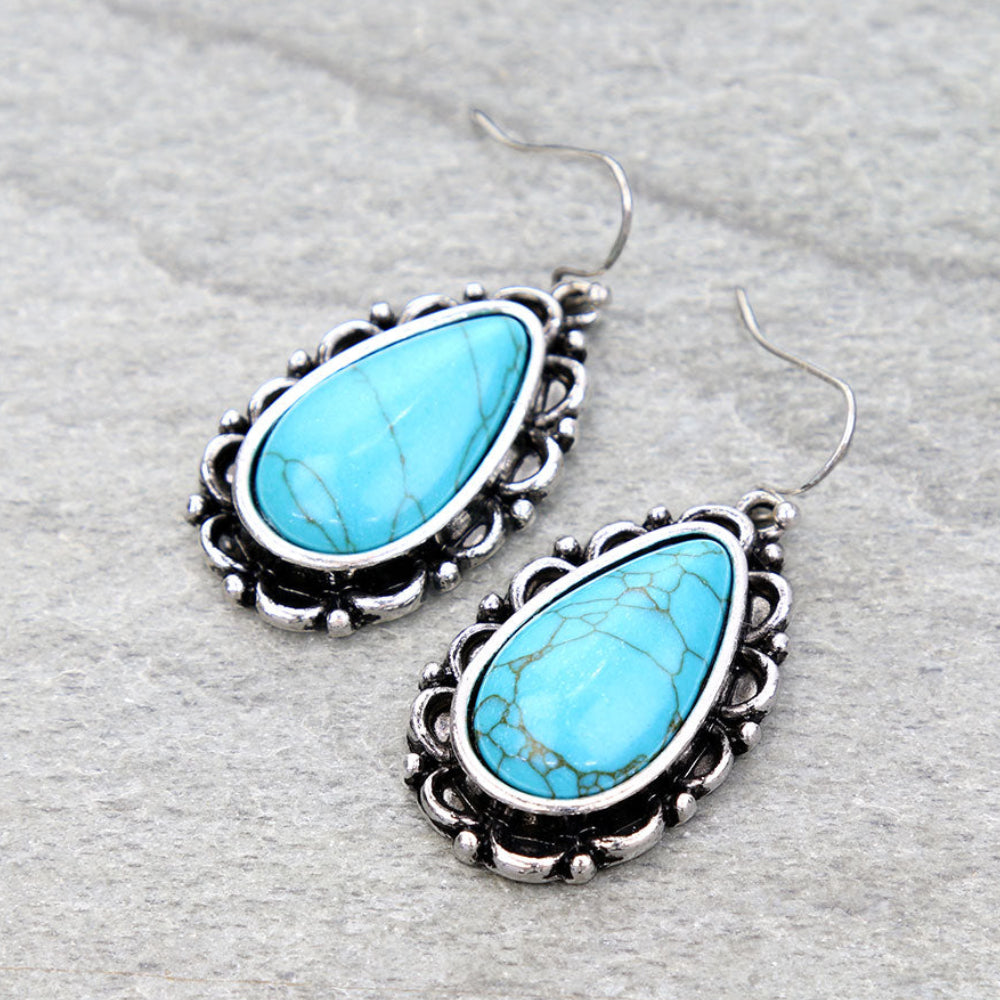 Tulsa Teardrop Dangle Earrings