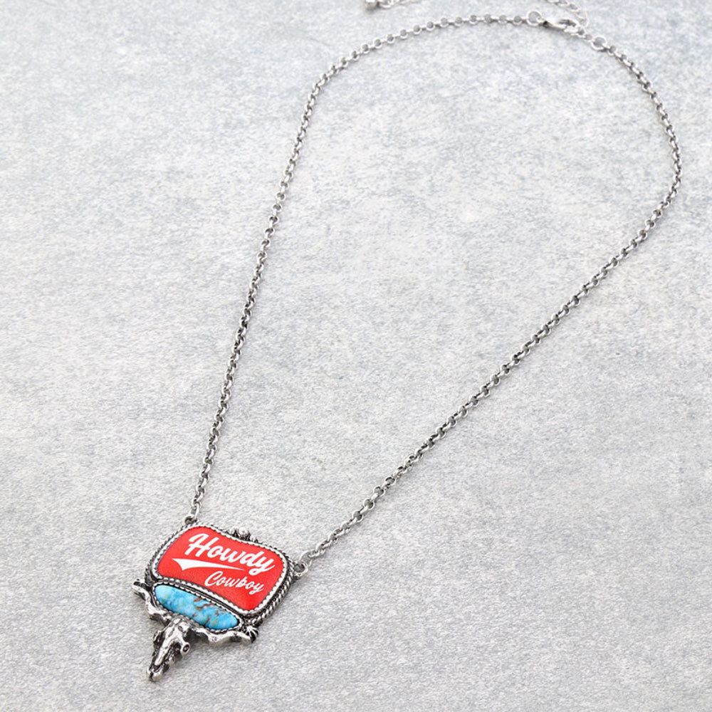 Howdy Cowboy Necklace