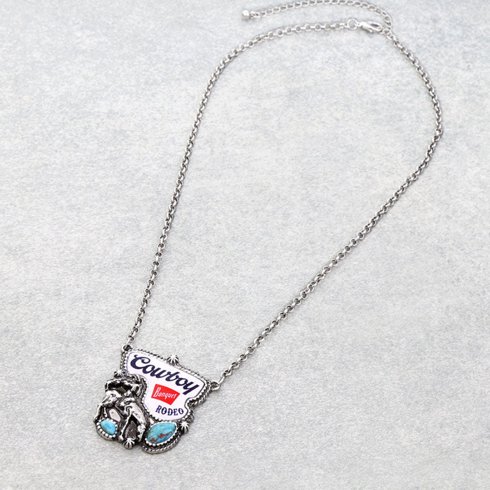Buckin' Horse Necklace
