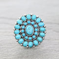 Concho Stone Round Stretch Ring