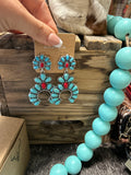 Squash Blossom Post Earrings