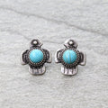 Thunderbird Stone Stud Earrings