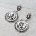 Silver Concho Dangles