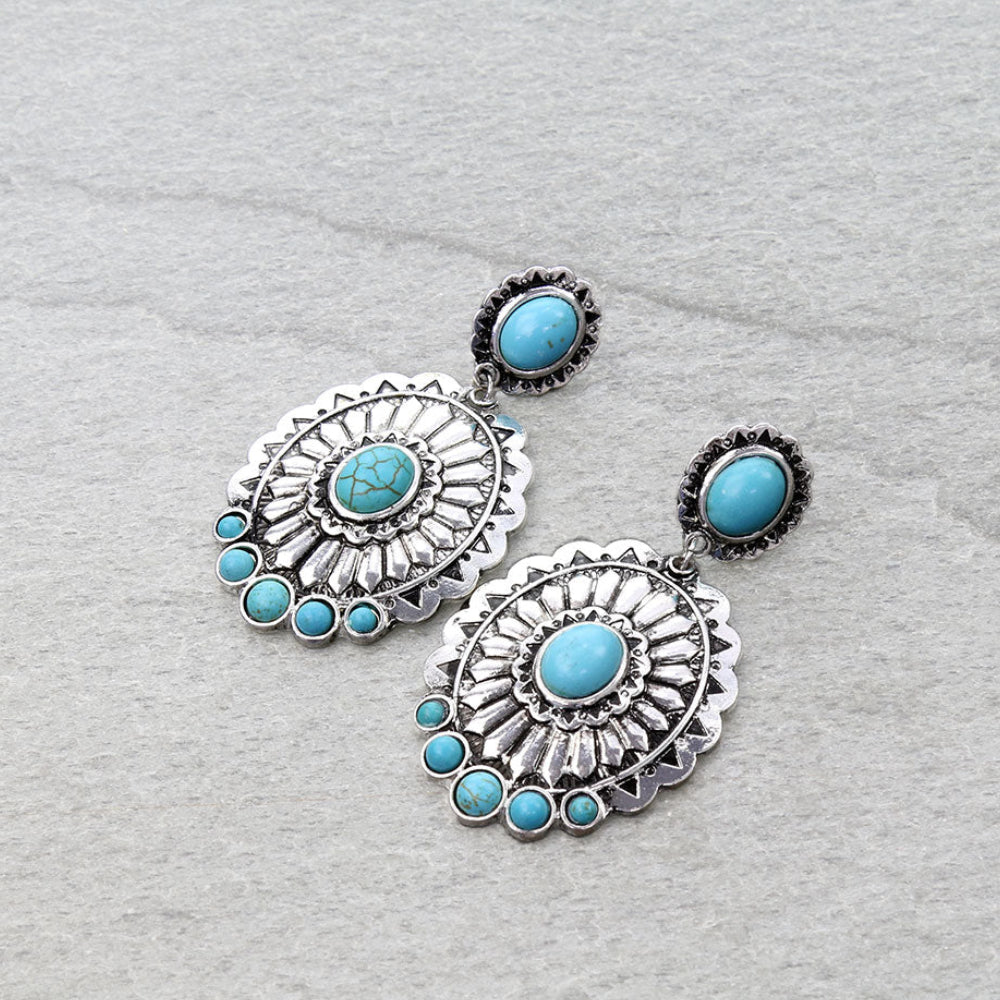 Aztec Concho Dangles