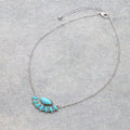 Geometric Semi Stone Necklace