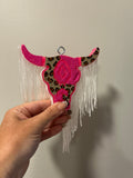 Pretty In Pink Longhorn Freshie