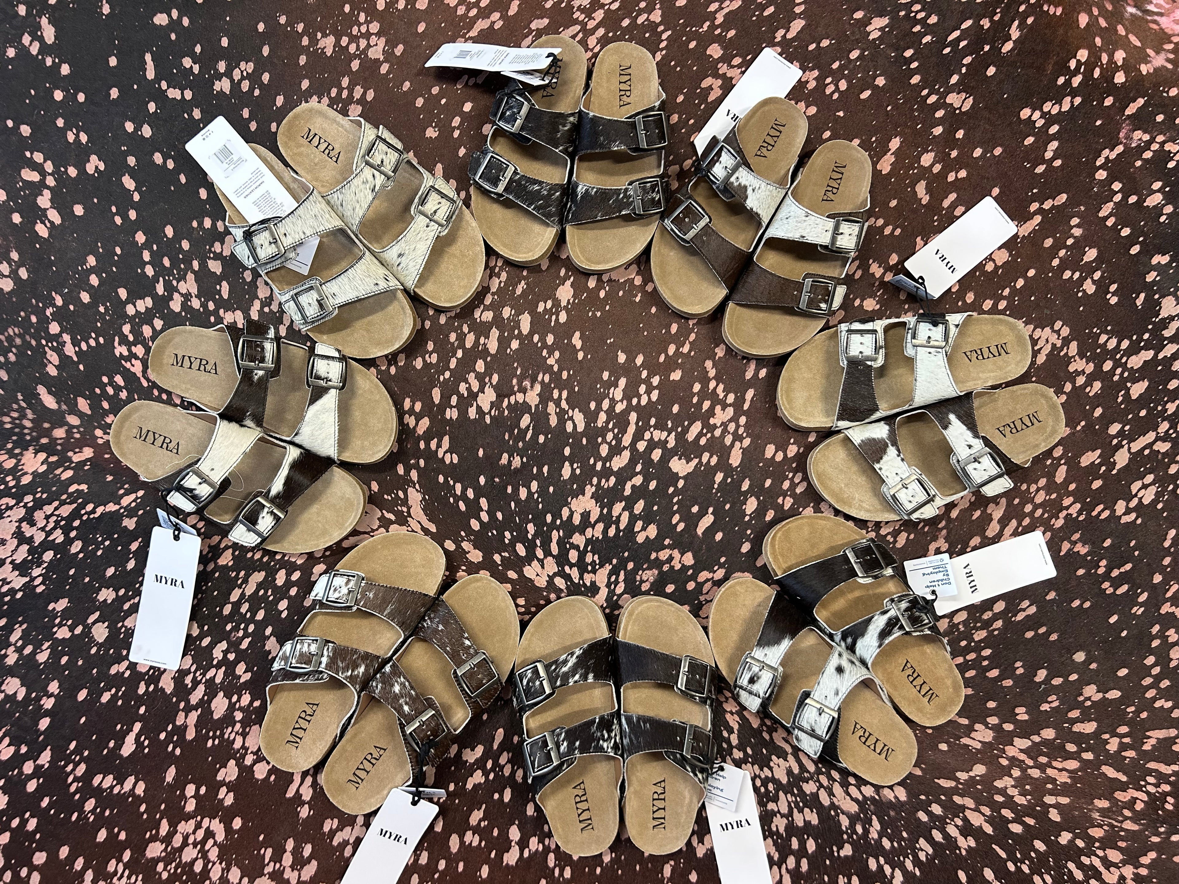 The Wild One Cowhide Sandal