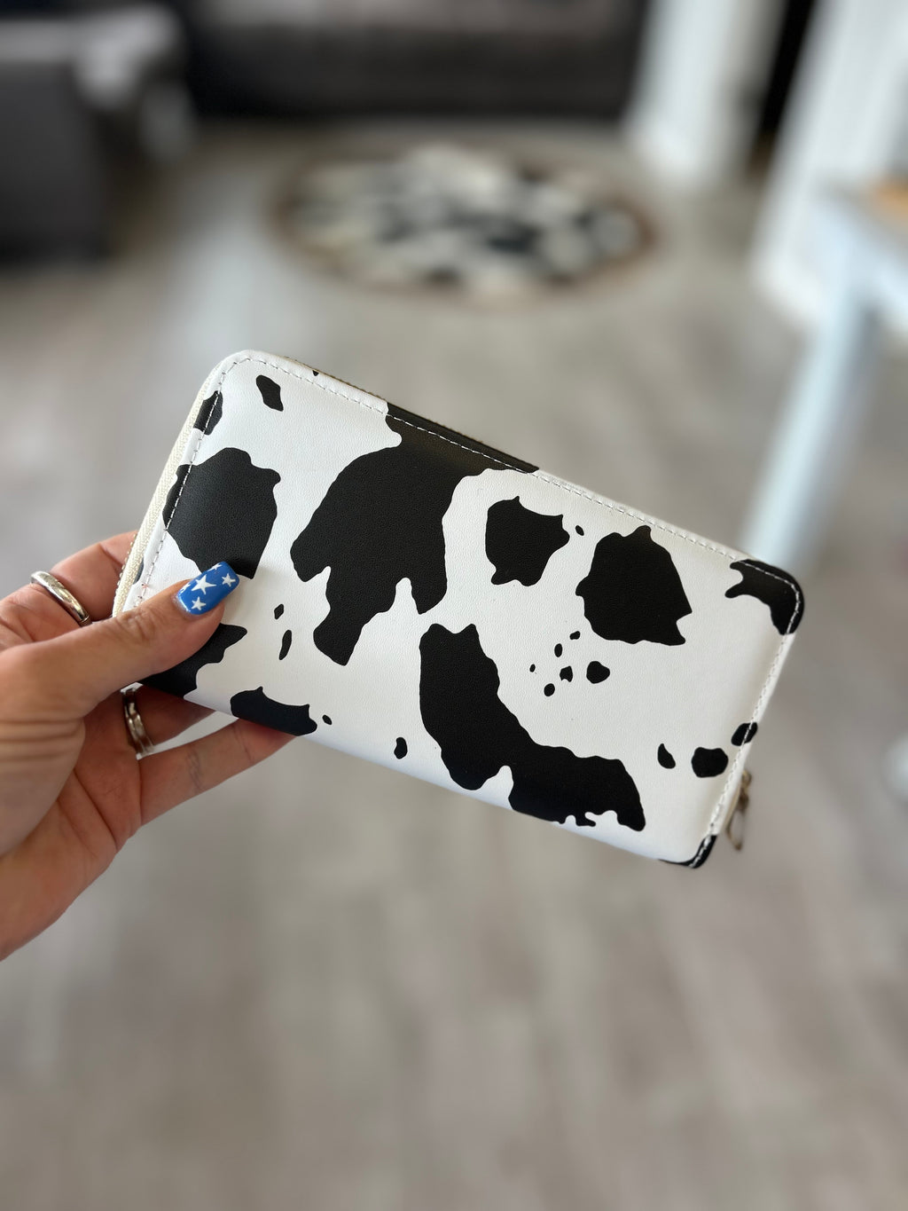 Cow print Classic Zip Wallet