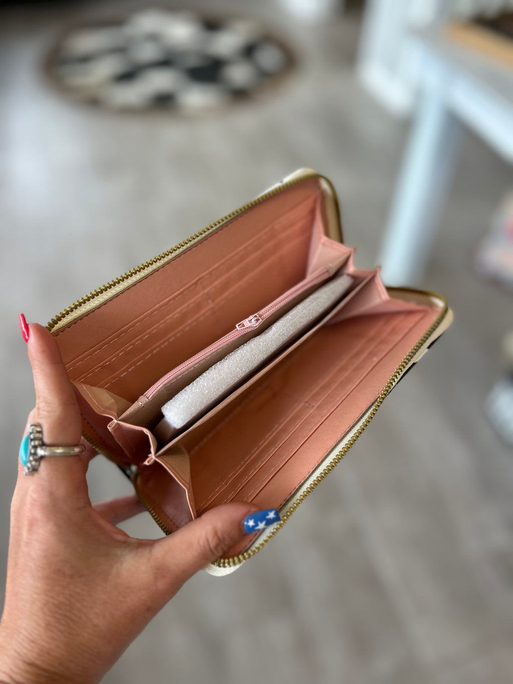 Cow print Classic Zip Wallet