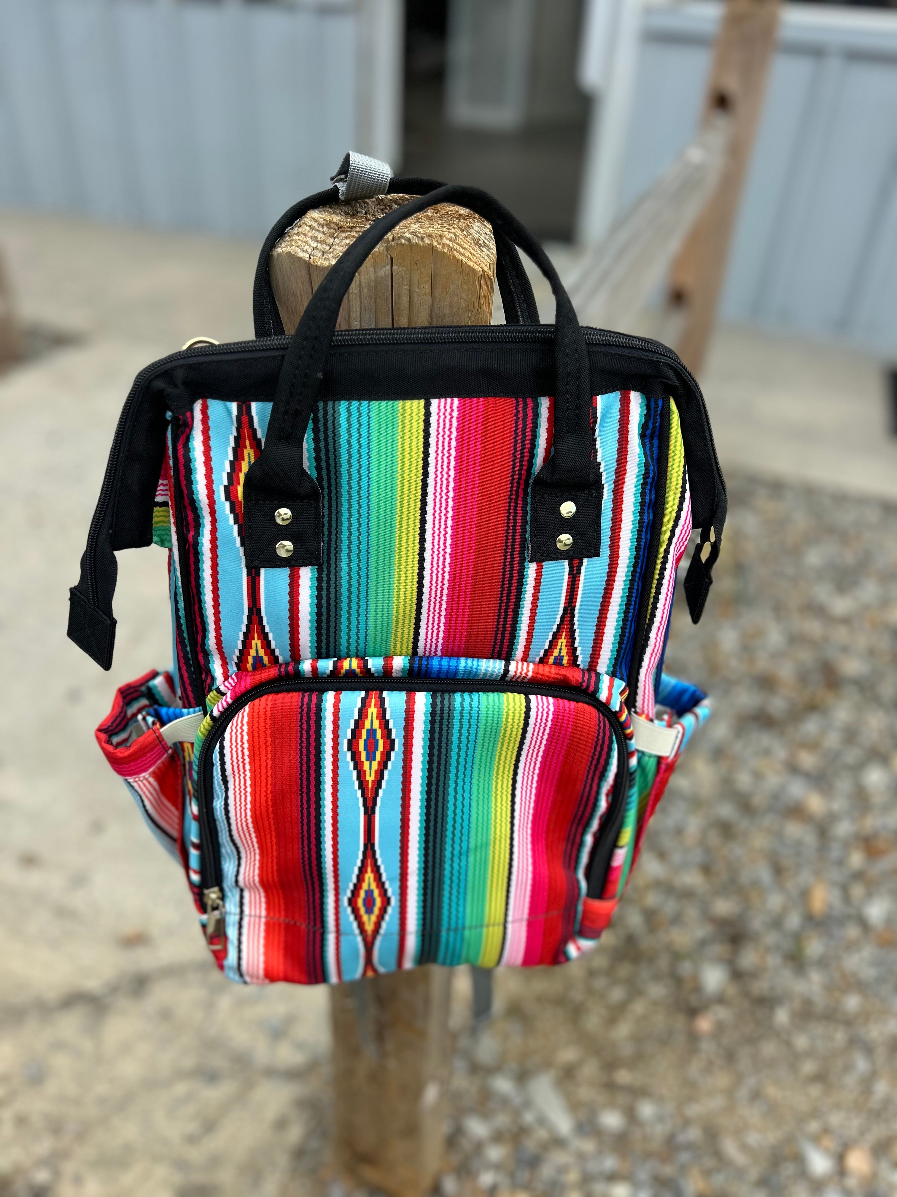 Serape Trails Diaper Backpack