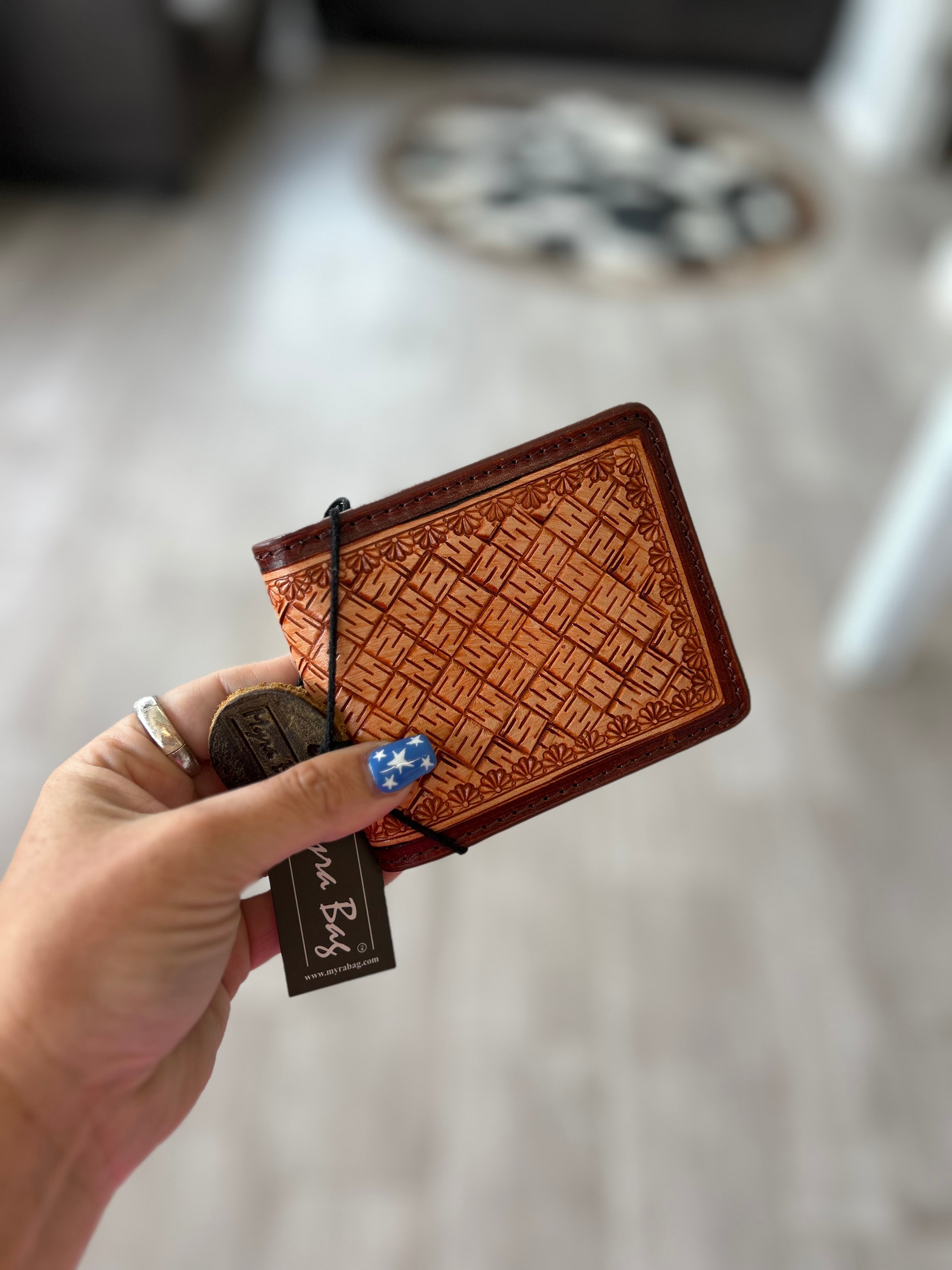 Myra Basketweave Ranch Wallet