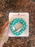 Turquoise Babe Dual USB Charger