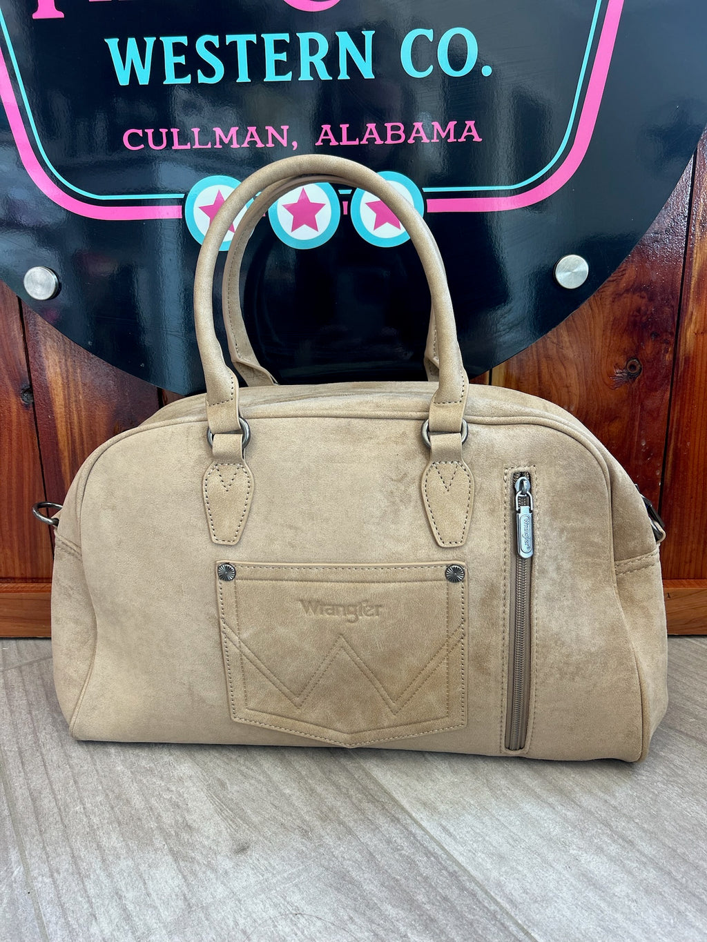 Wrangler Prairie Rose Tooled Handbag