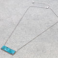 Turquoise Bar Necklace