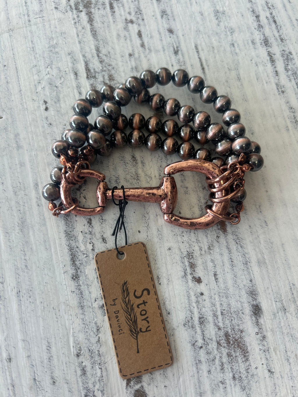 Western Horsebit Stretch Bracelet