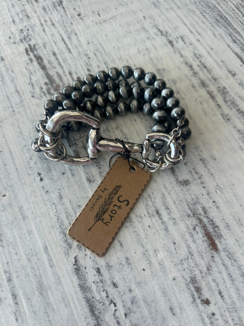 Western Horsebit Stretch Bracelet