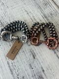 Western Horsebit Stretch Bracelet