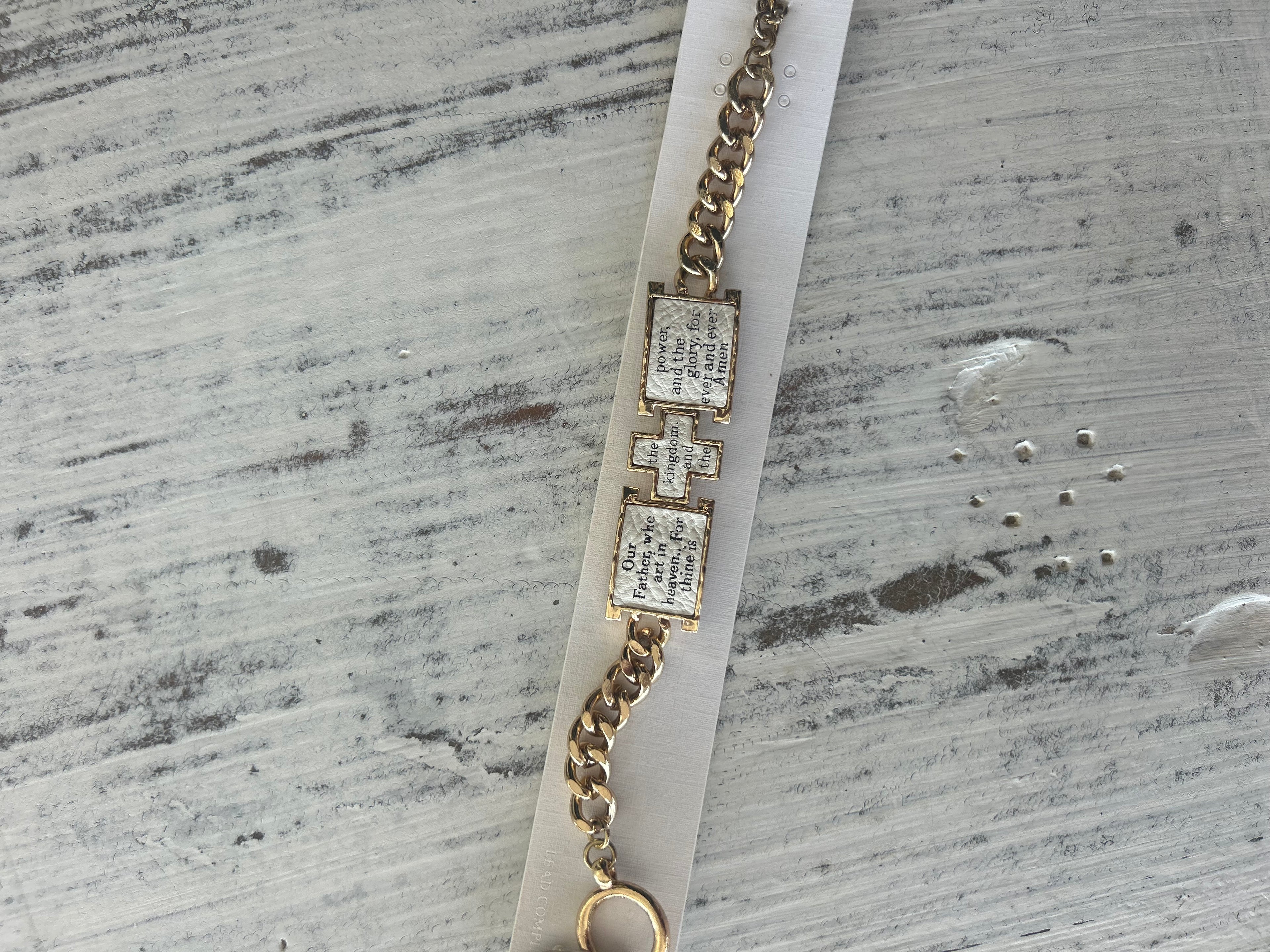 Faith + Grace Scripture Bracelet