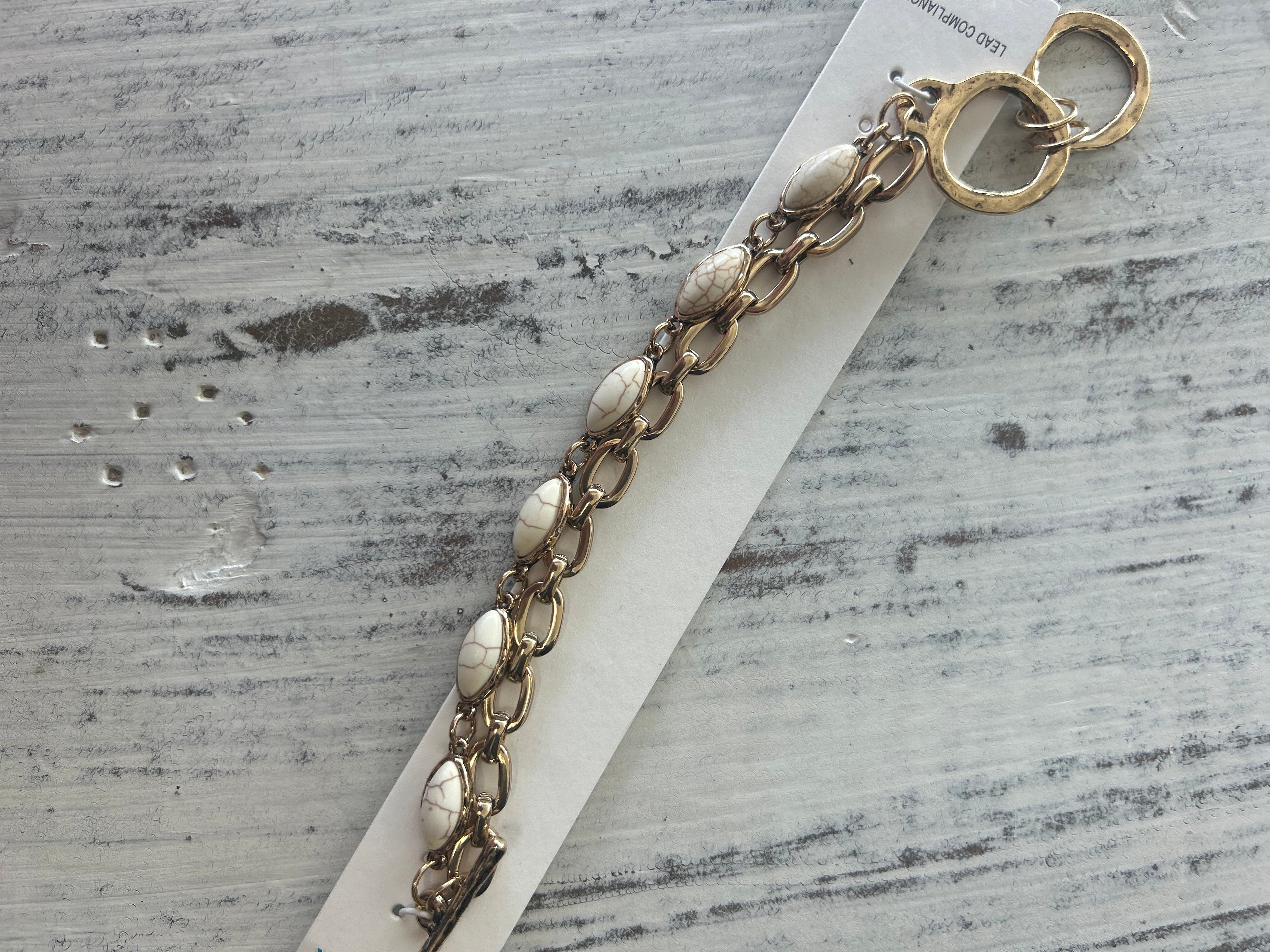 Desert Ivory Chain Bracelet
