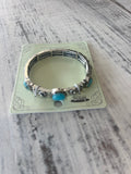 Western Multi Stone Stretch Bracelet