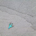 Turquoise Cactus Pendant Necklace