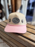 Pink Pinstripe Cowgirl Hat