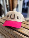 Hot Pink Lucky Horseshoe Hat