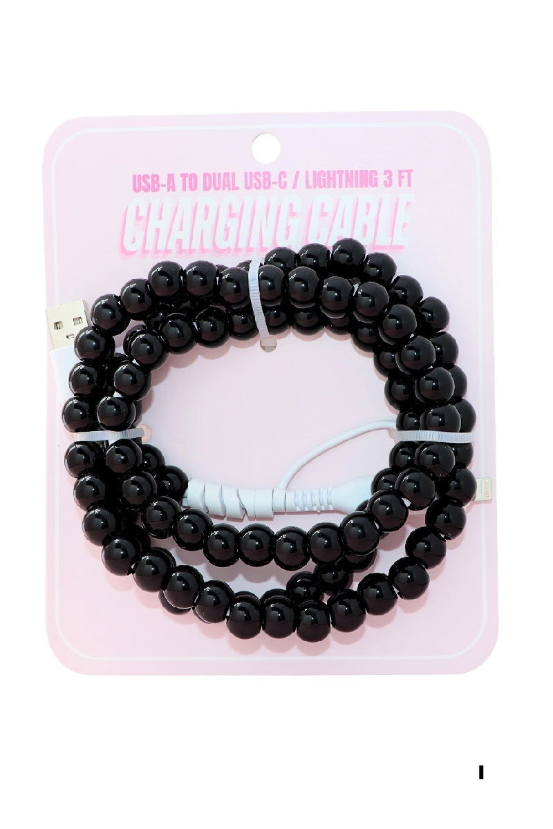 Beaded Charging Cables