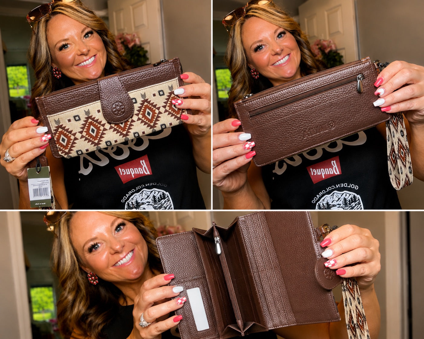 Myra Aztec Woven Wallet