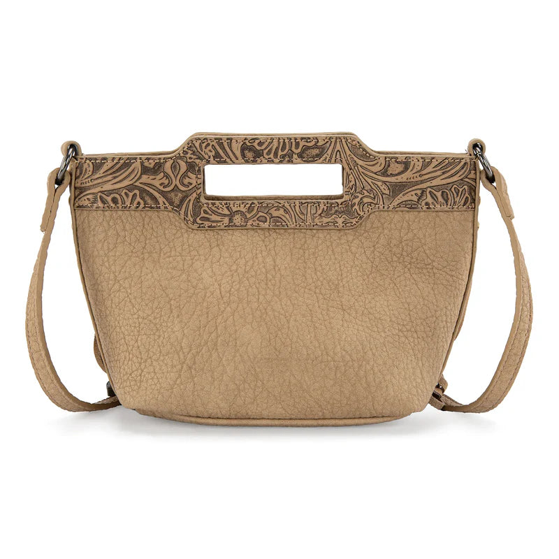 Wrangler Genuine Cowhide Fringe Crossbody