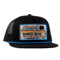 Lazy J Ranch Black Van Horn Classic Rope Trucker Hat