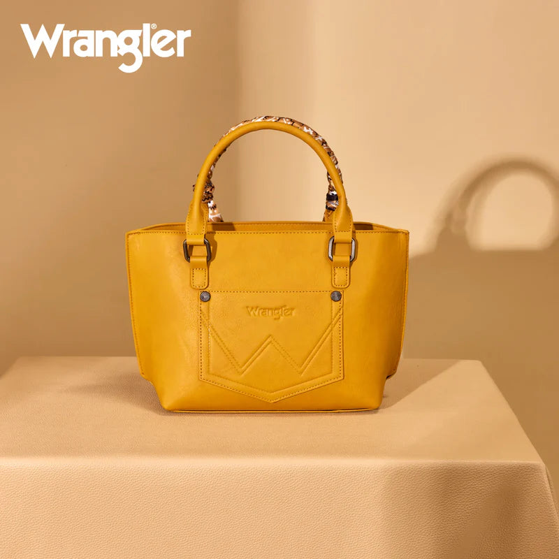 Wrangler Paisley Print Tote Crossbody Bag