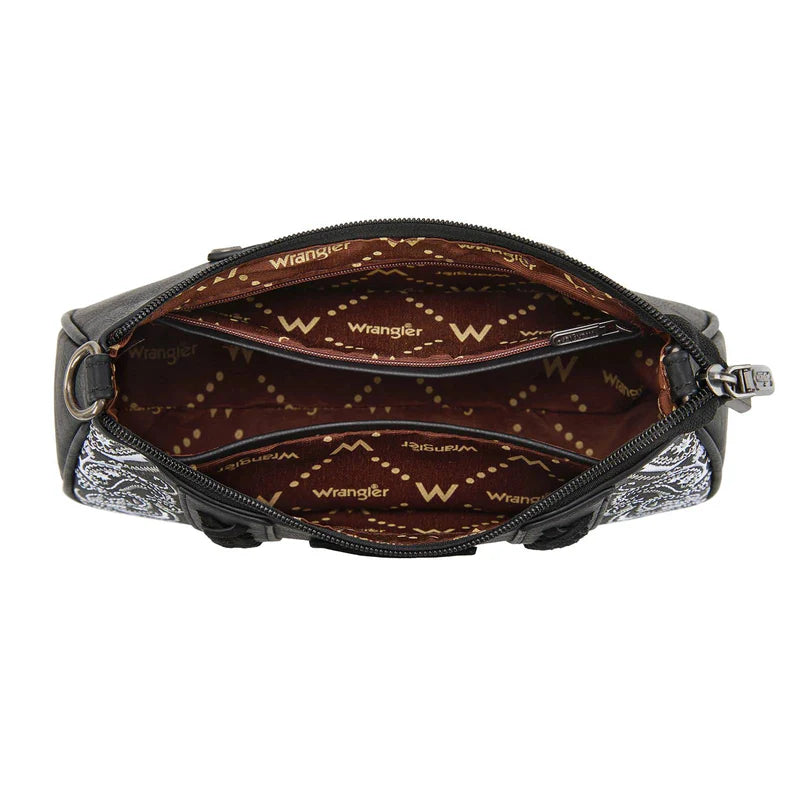 Wrangler Paisley Print Shoulder Crossbody Bag
