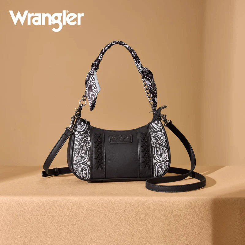 Wrangler Paisley Print Shoulder Crossbody Bag