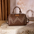 Wrangler Stitch Barrel Satchel Crossbody Bag