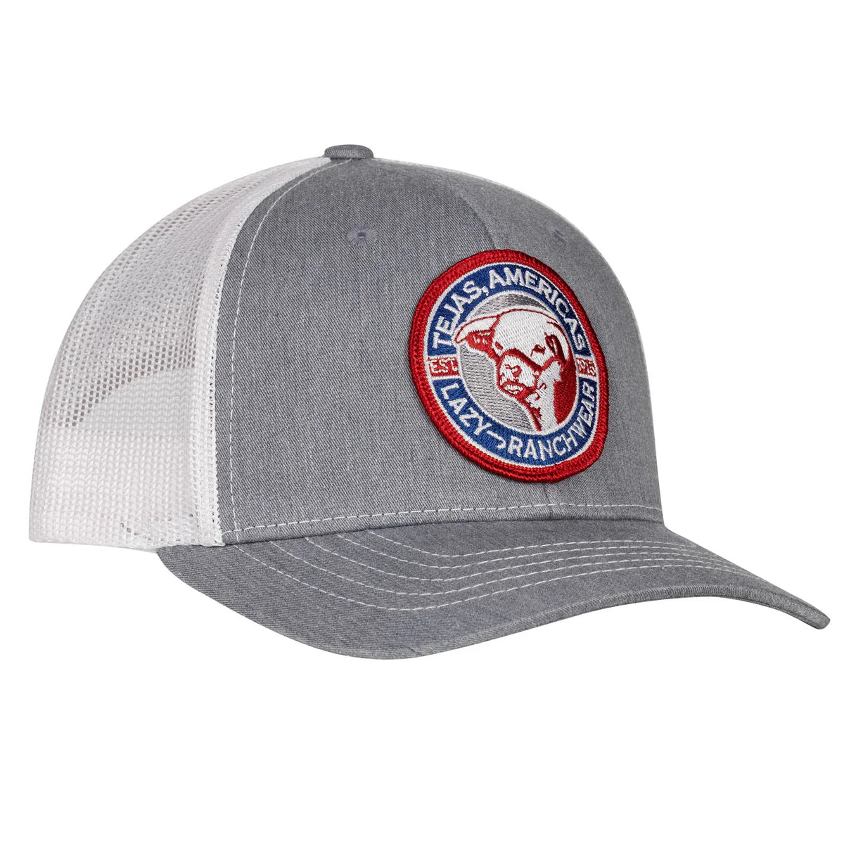 Lazy J Ranch Youth Heather Grey & White Tejas Hat